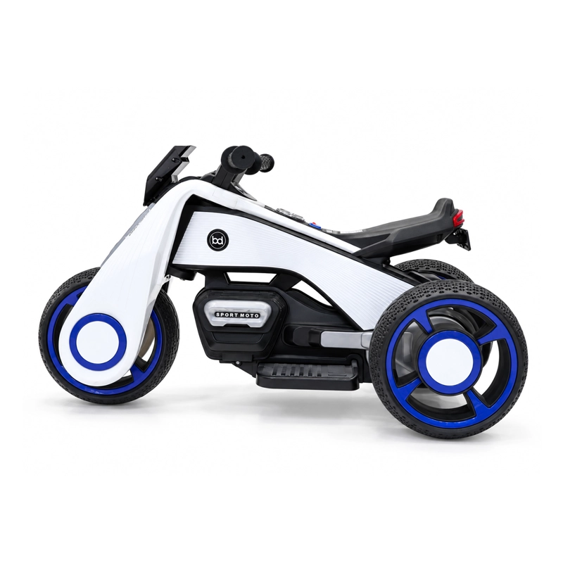 MOTO A BATERIA INFANTIL BWMOTOR BLANCA - 3