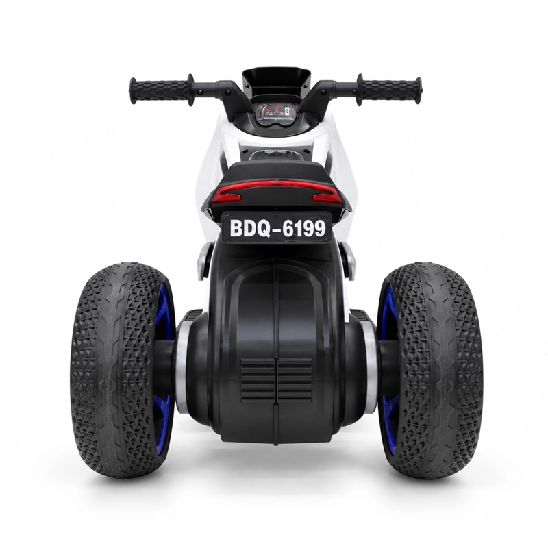 MOTO A BATERIA INFANTIL BWMOTOR BLANCA - 4