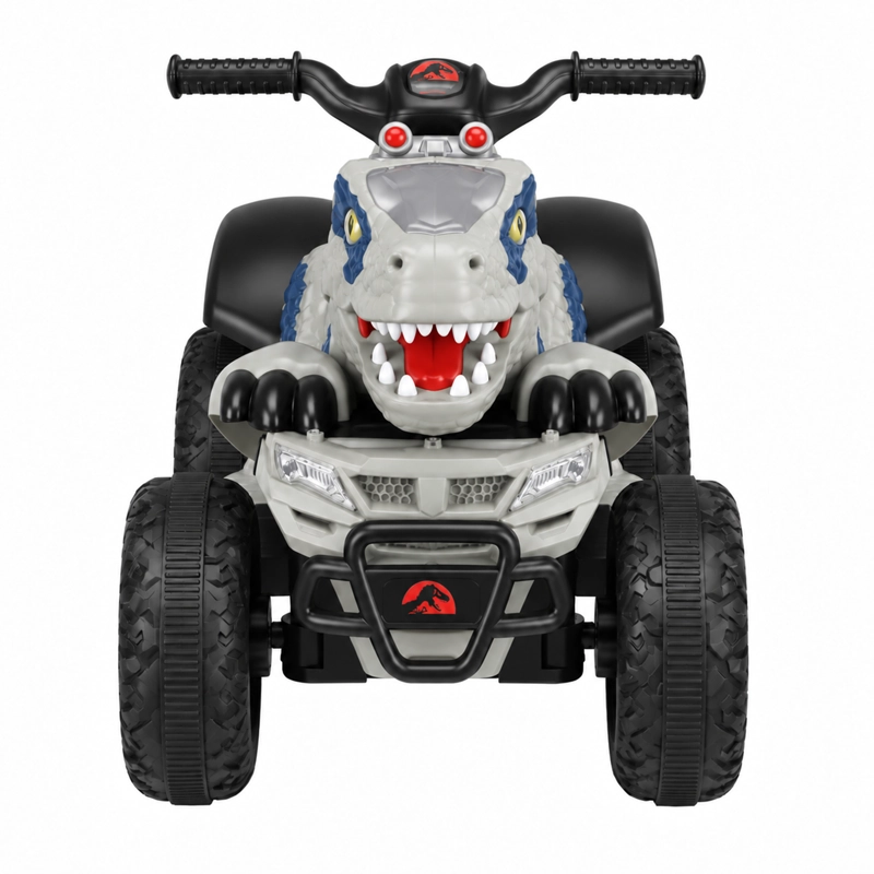 MOTO A BATERIA INFANTIL 4DINO ADVENTURE GRIS - 2