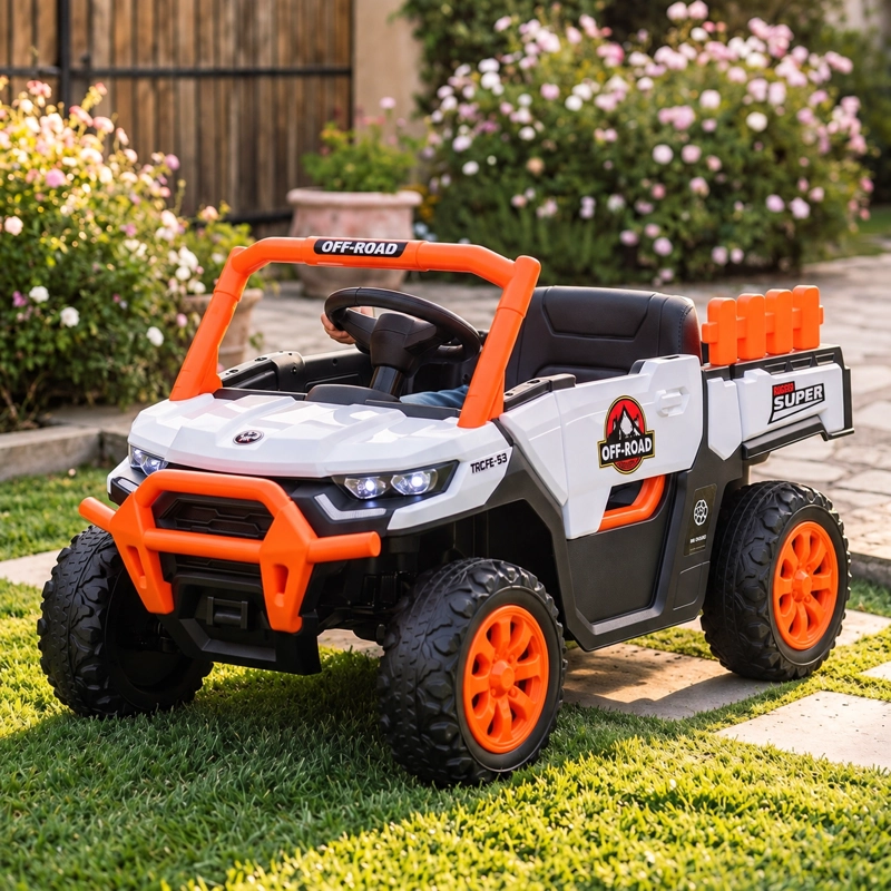 AUTO BUGGY CAMIONETA TREX BLANCA - 2