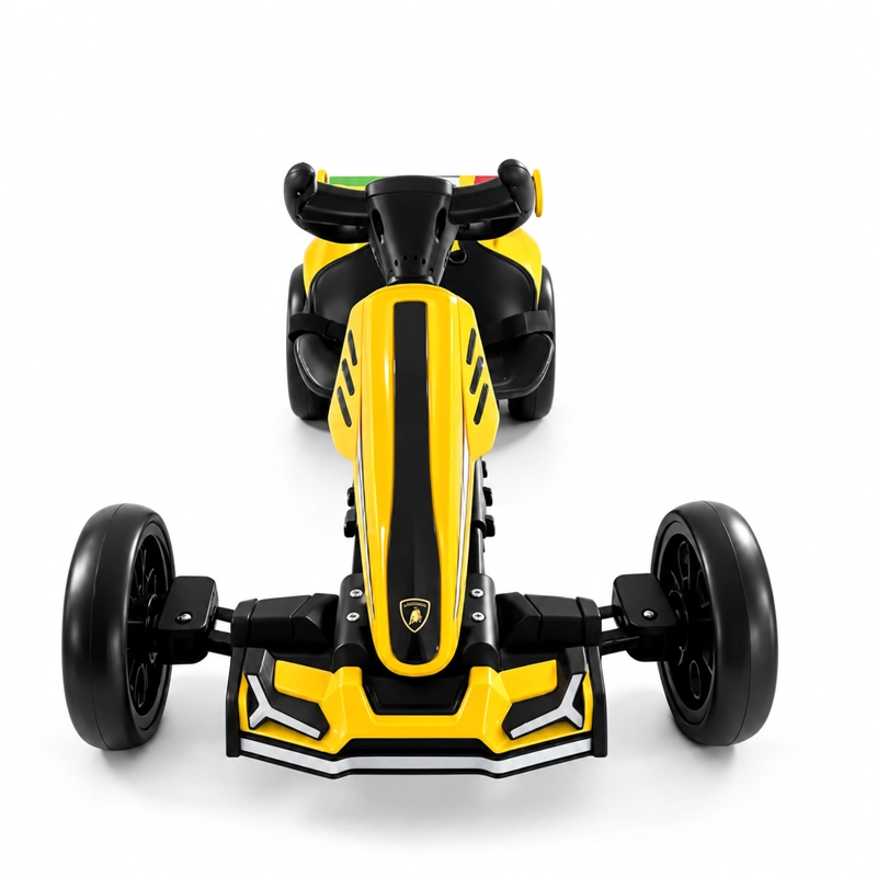 AUTO A BATERIA INFANTIL E-GOKART RACE4FUN AMARILLO - 2