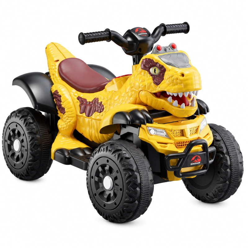 MOTO A BATERIA INFANTIL 4DINO ADVENTURE NARANJA - 1