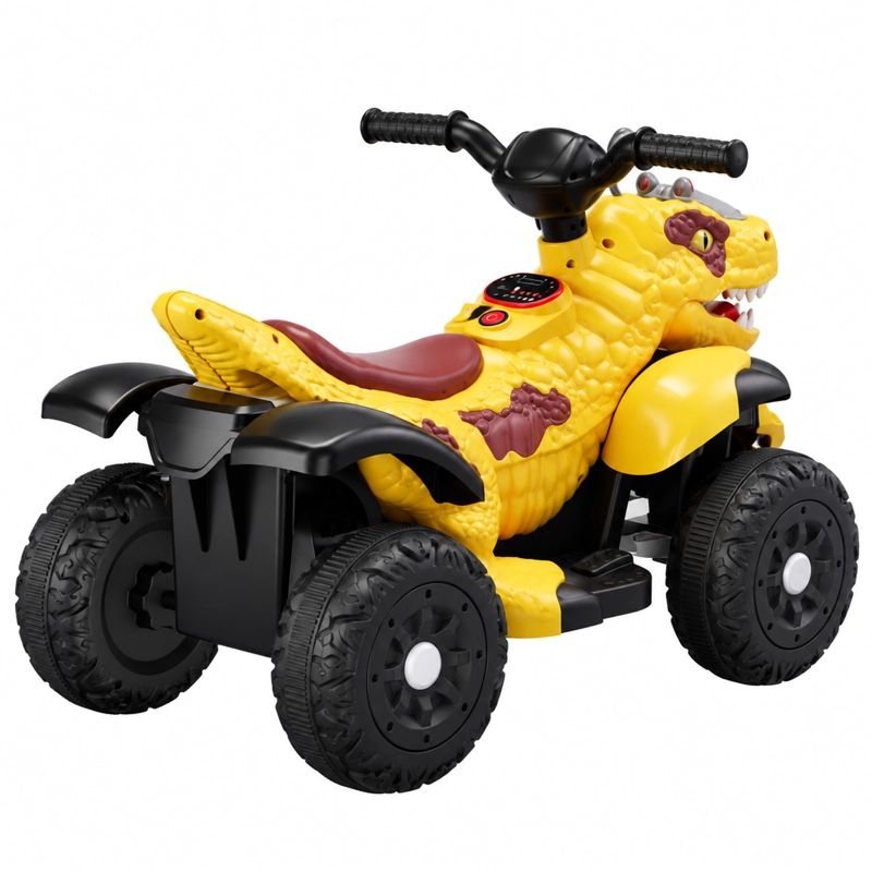MOTO A BATERIA INFANTIL 4DINO ADVENTURE NARANJA - 4