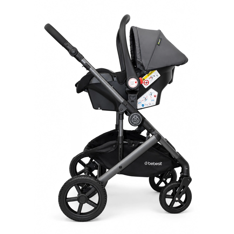 COCHE TRAVEL SYSTEM ALLURA ISOFIX GRIS - 4
