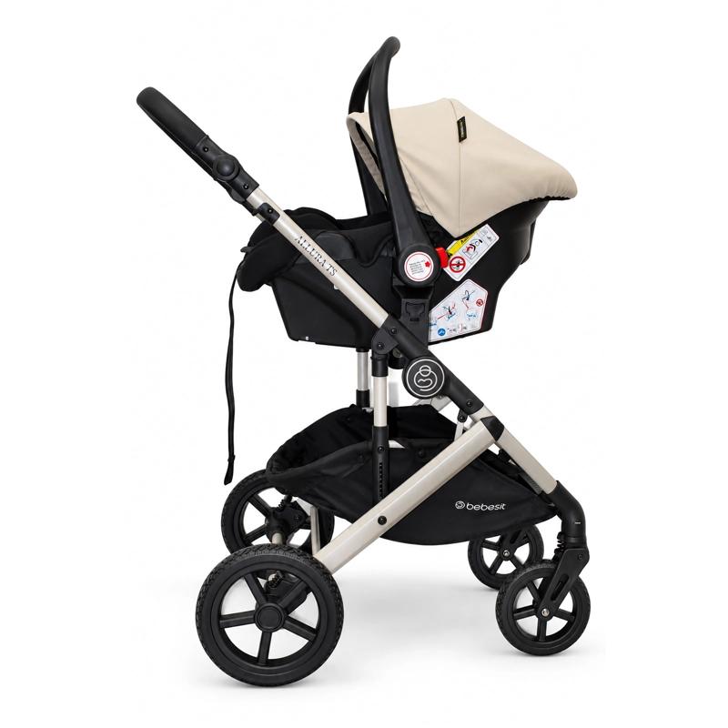 COCHE TRAVEL SYSTEM ALLURA ISOFIX BEIGE - 5