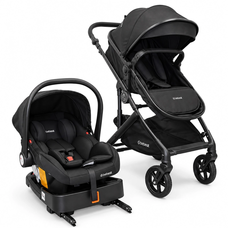 COCHE TRAVEL SYSTEM ALLURA ISOFIX NEGRO - 2