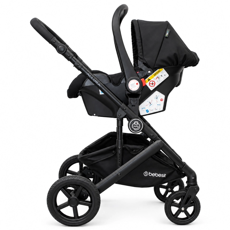COCHE TRAVEL SYSTEM ALLURA ISOFIX NEGRO - 7