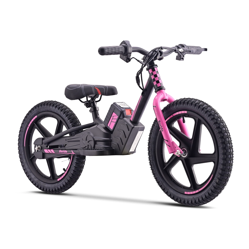 BICICLETA ELE CTRICA BERIDE ARO 16 ROSADA - 1