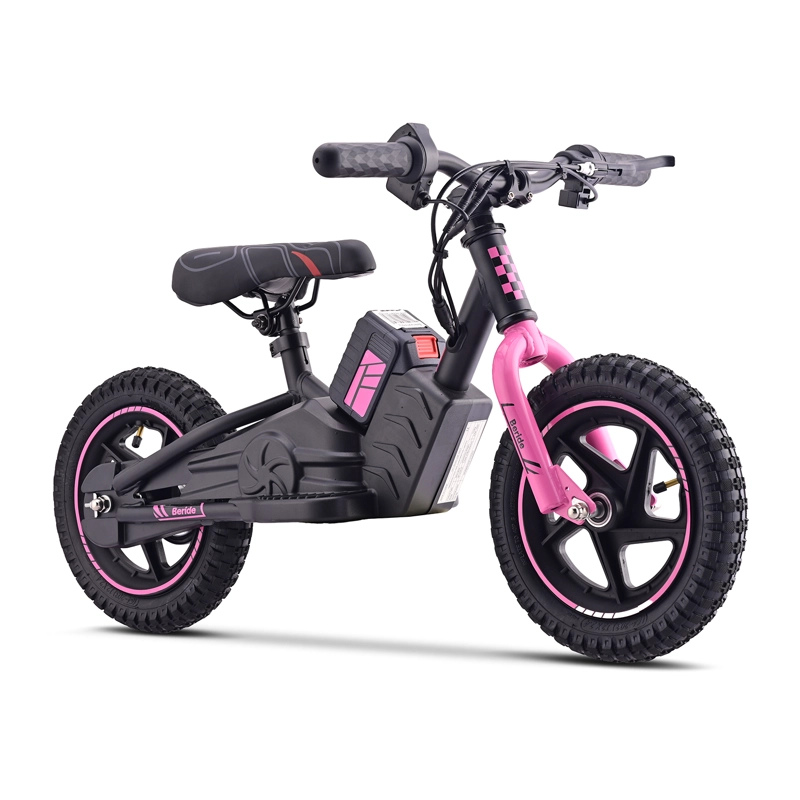 BICICLETA ELE CTRICA BERIDE ARO 12 ROSADA - 1