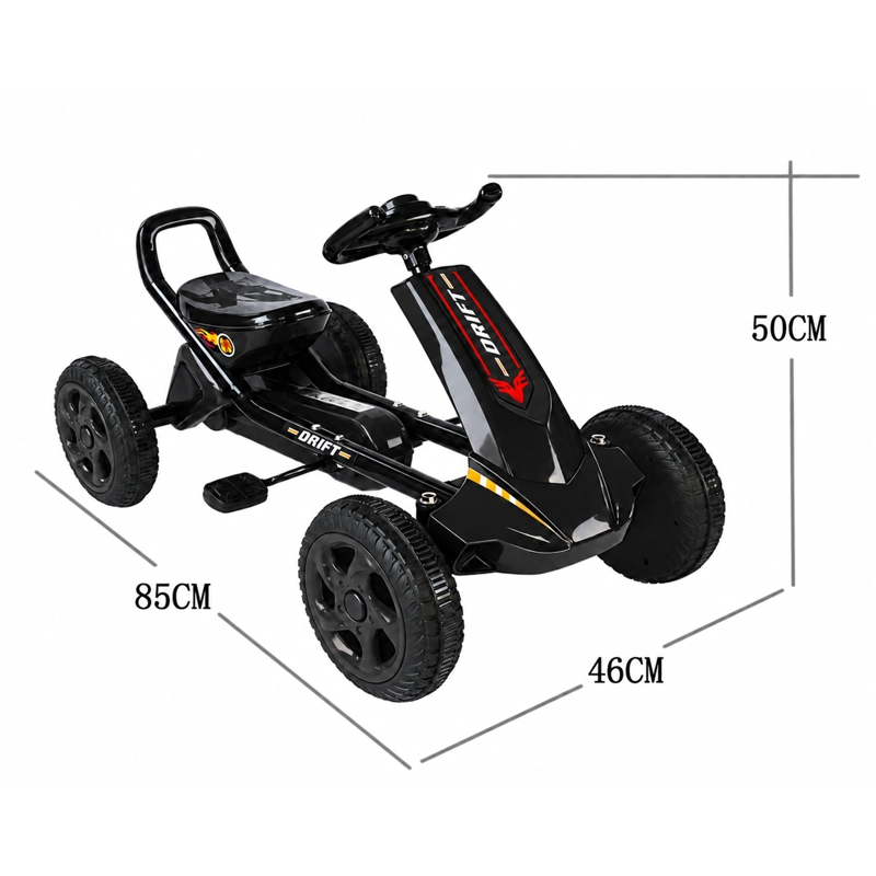 AUTO GO KART DRIFT E01 NEGRO - 9