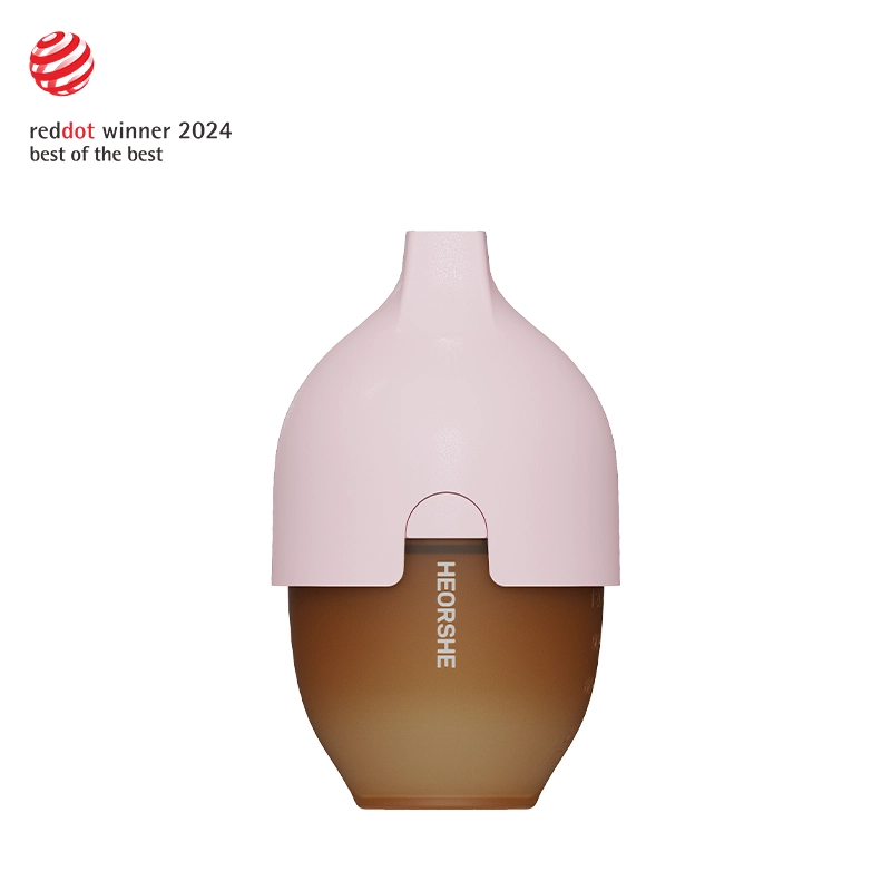 MAMADERA ULTRA WIDE HEORSHE 160 ML ROSADA 0-3 MESES - 1
