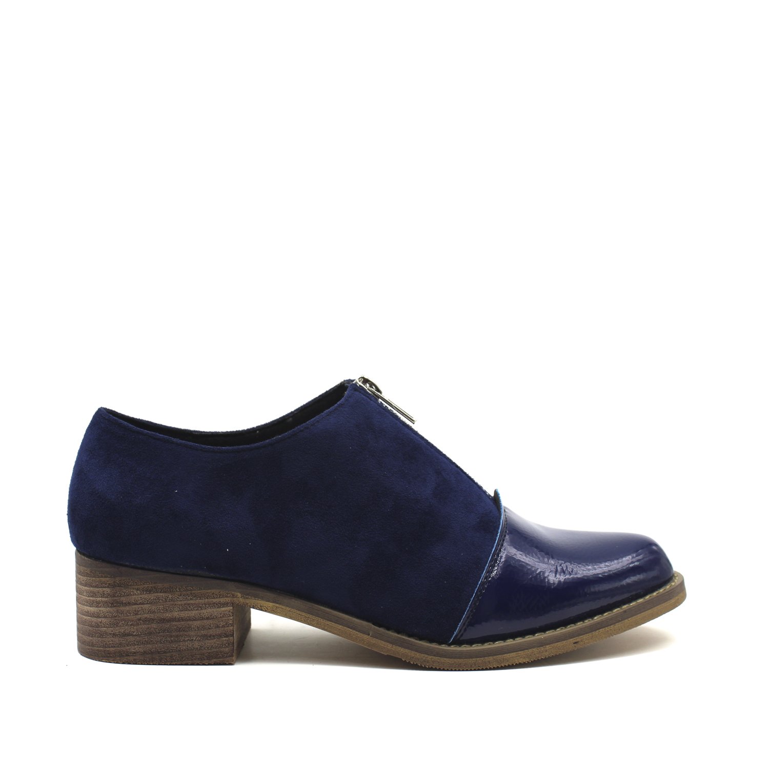 ZAPATO CHAROL AZUL MUJER 87159 - 1