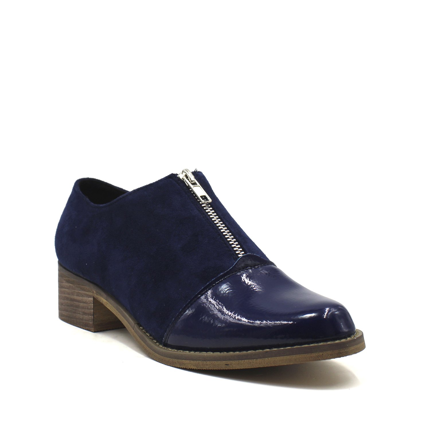 ZAPATO CHAROL AZUL MUJER 87159 - 2