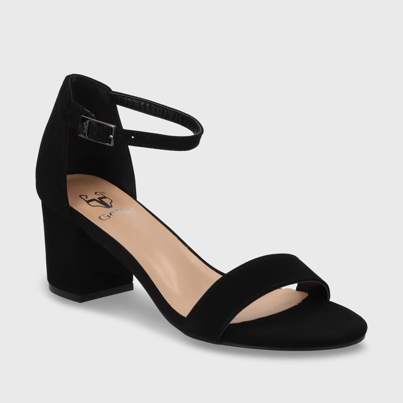 SANDALIAS MUJER GOTTA CUERO NEGRO C6161 - 2