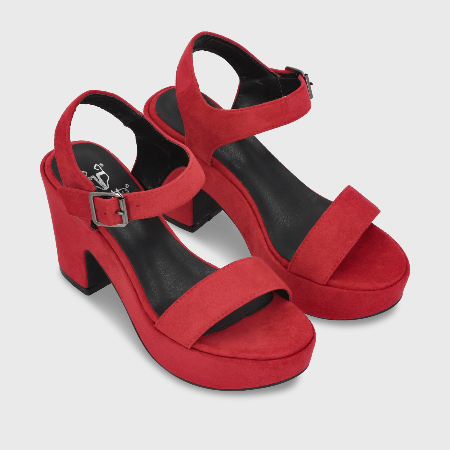 SANDALIA PLATAFORMA ROJA MUJER C5473 - 6