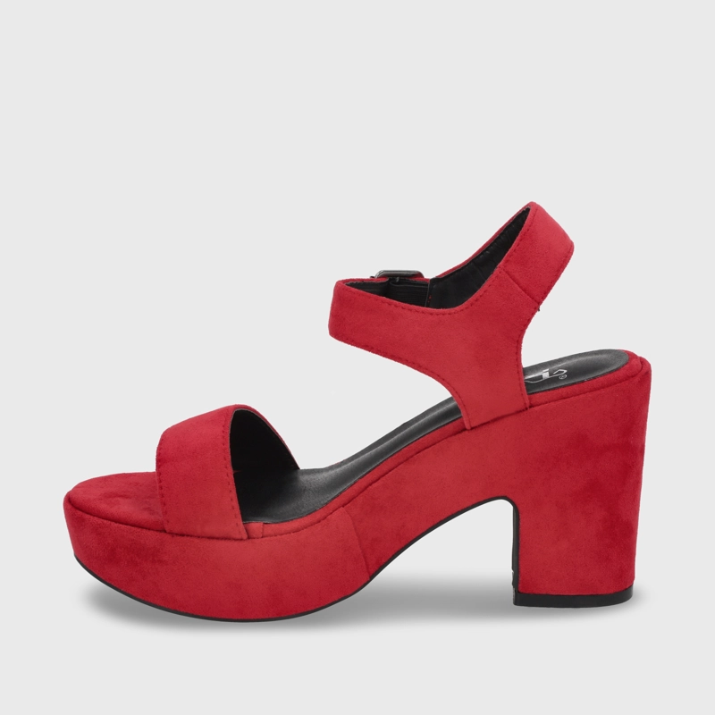SANDALIA PLATAFORMA ROJA MUJER C5473 - 7
