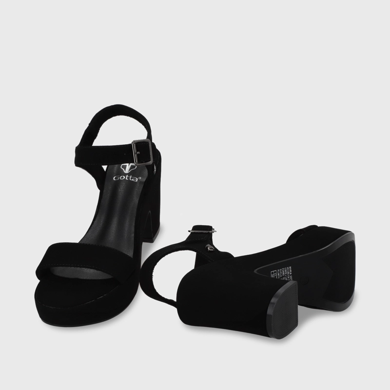 SANDALIAS MUJER GOTTA NEGRO C5473 - 7