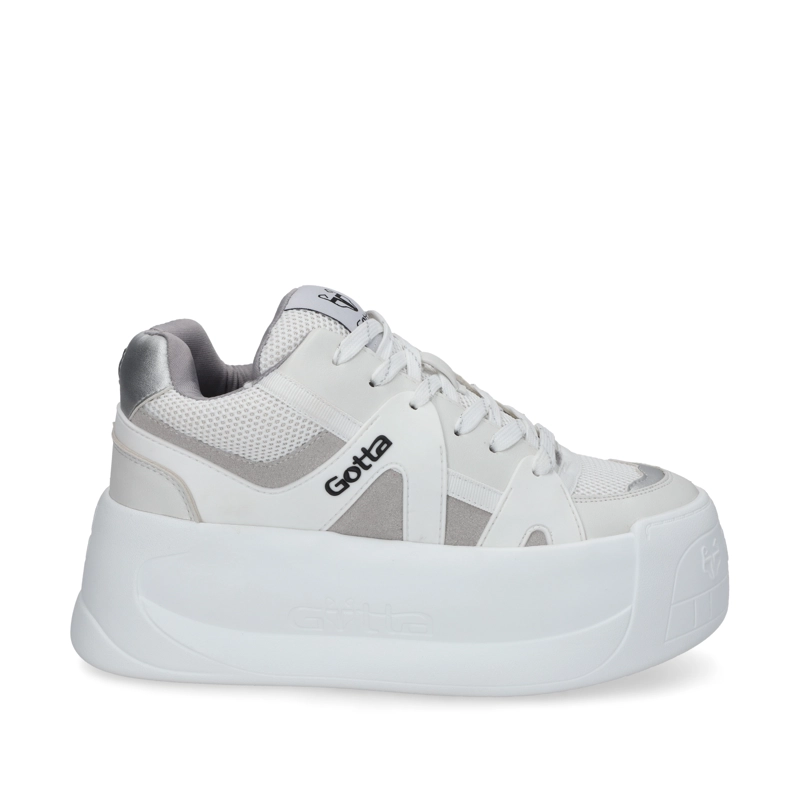 ZAPATILLAS MUJER GOTTA URBANAS BLANCO CUERO C7324 - 1