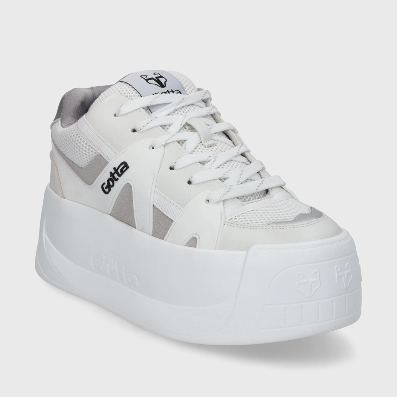 ZAPATILLAS MUJER GOTTA URBANAS BLANCO CUERO C7324 - 2