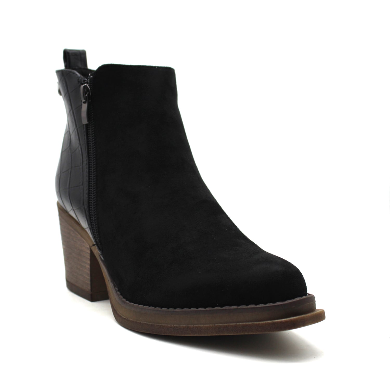 BOTÍN MUJER NEGRO C7301 CASUAL - 2