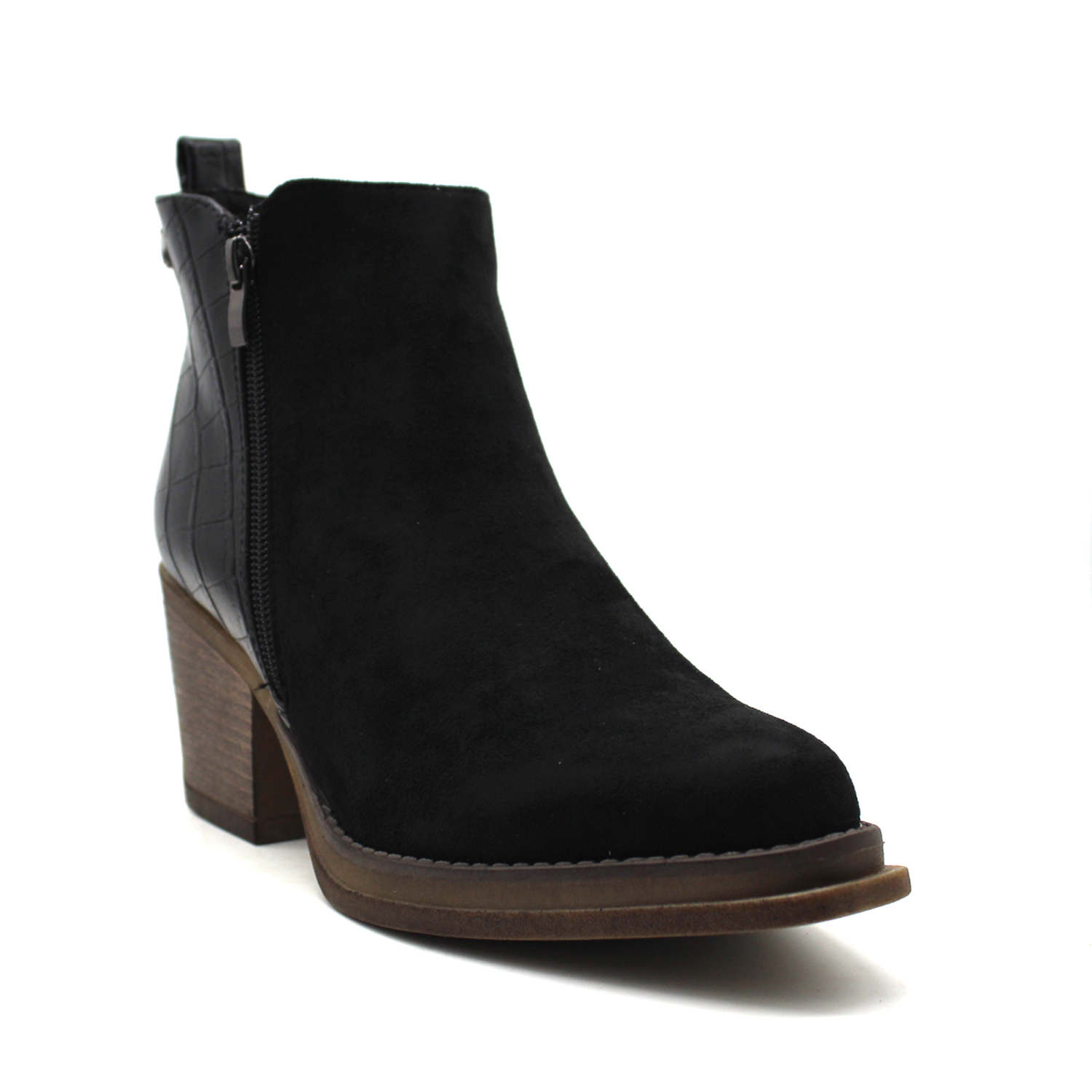 BOTÍN MUJER NEGRO C7301 CASUAL - 2
