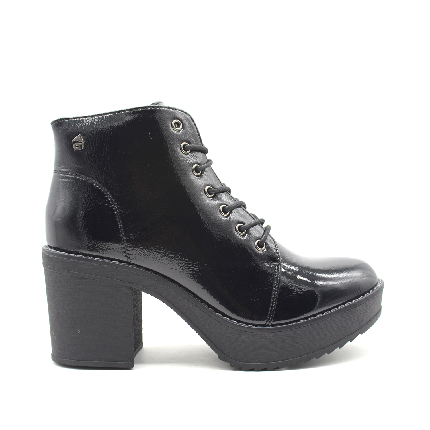 BOTÍN MUJER NEGRO C7328 CASUAL - 1