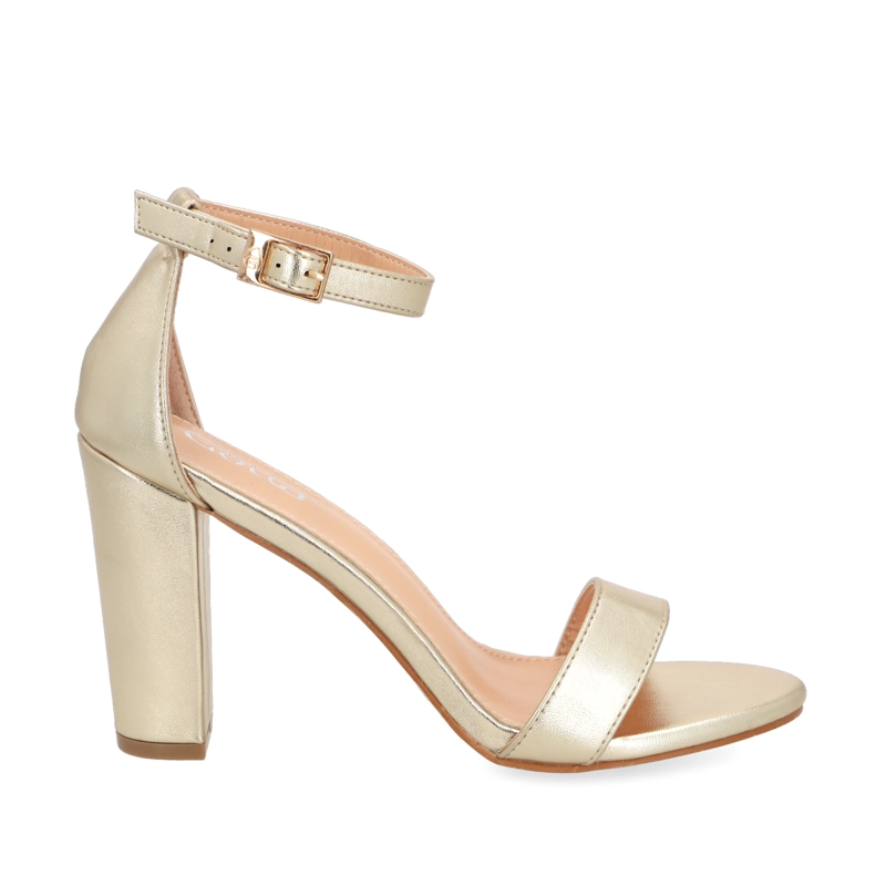 SANDALIA DORADA MUJER 86123 - 1