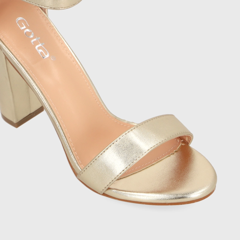 SANDALIA DORADA MUJER 86123 - 7