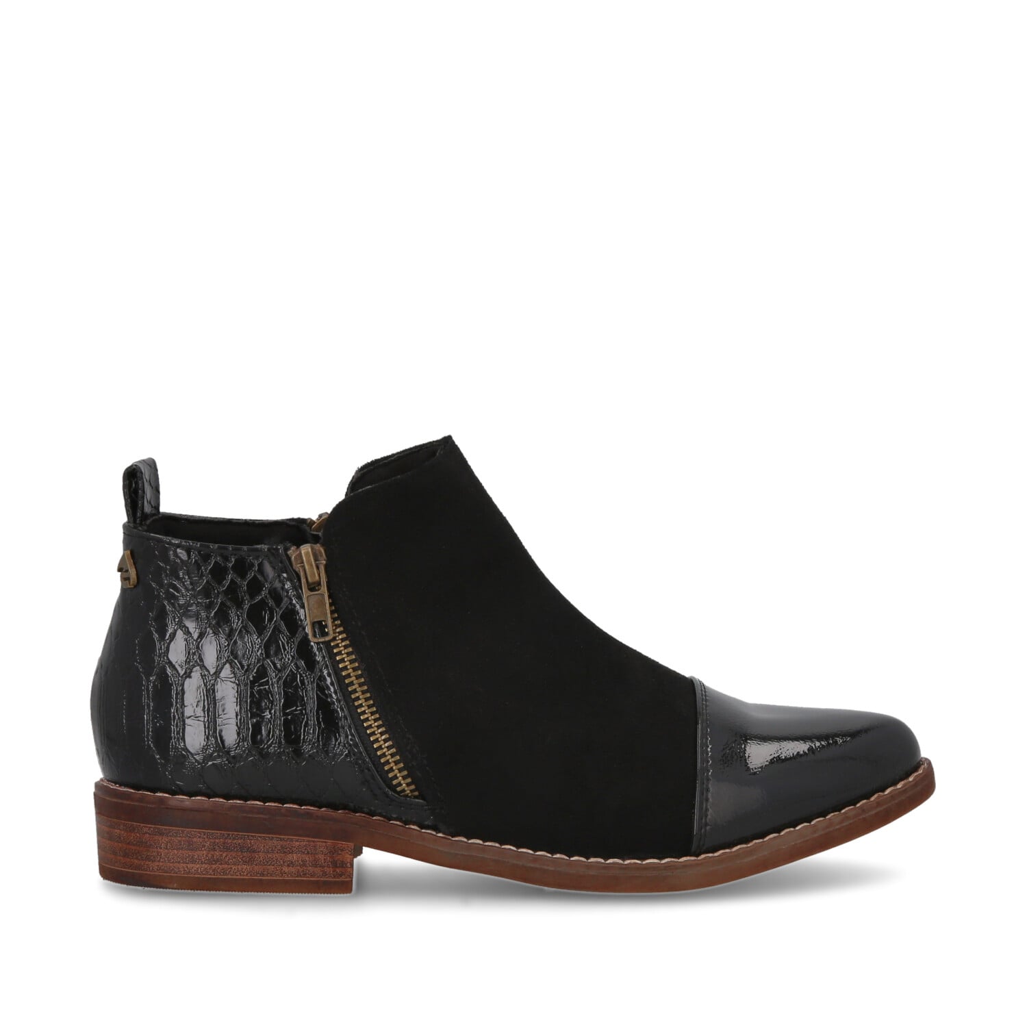 BOTIN NEGRO MUJER C7338 - 1