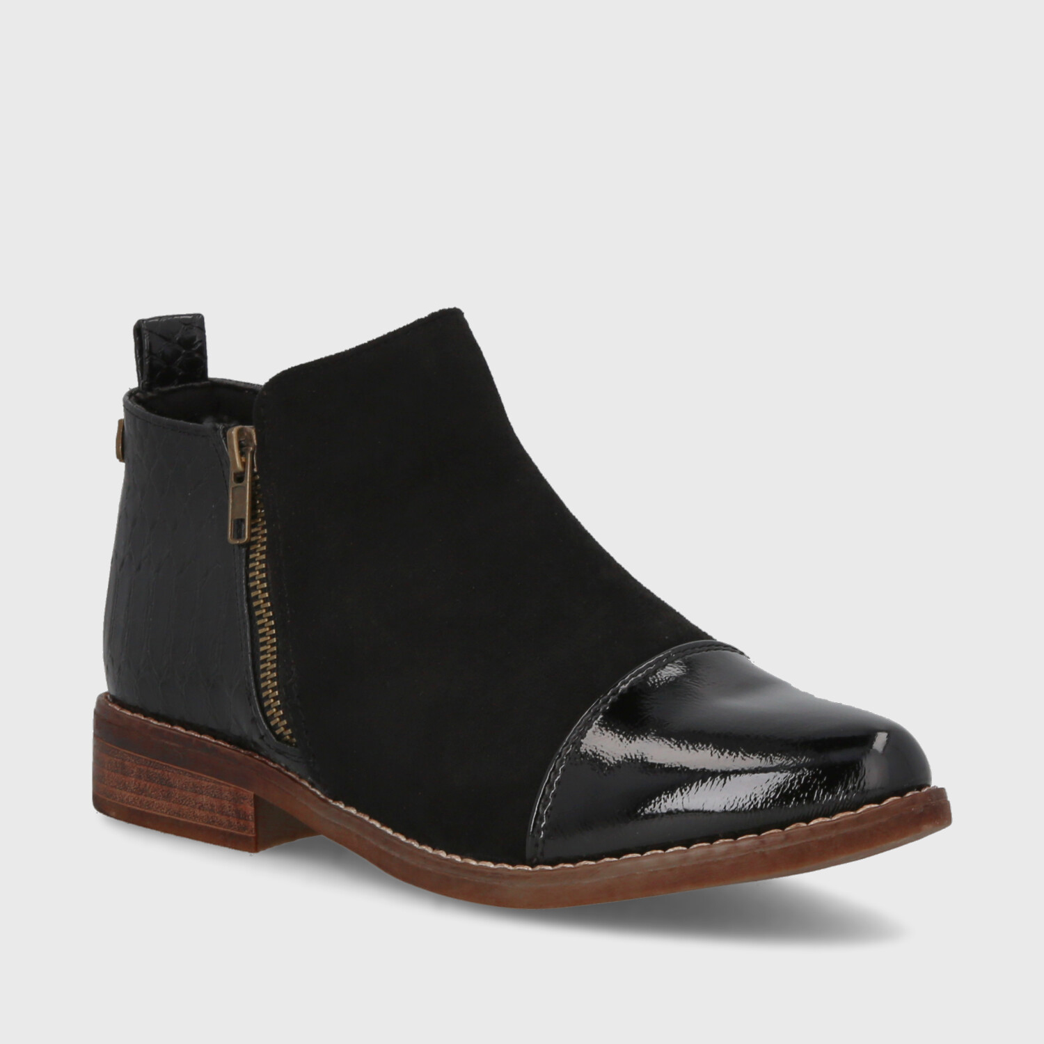 BOTIN NEGRO MUJER C7338 - 2