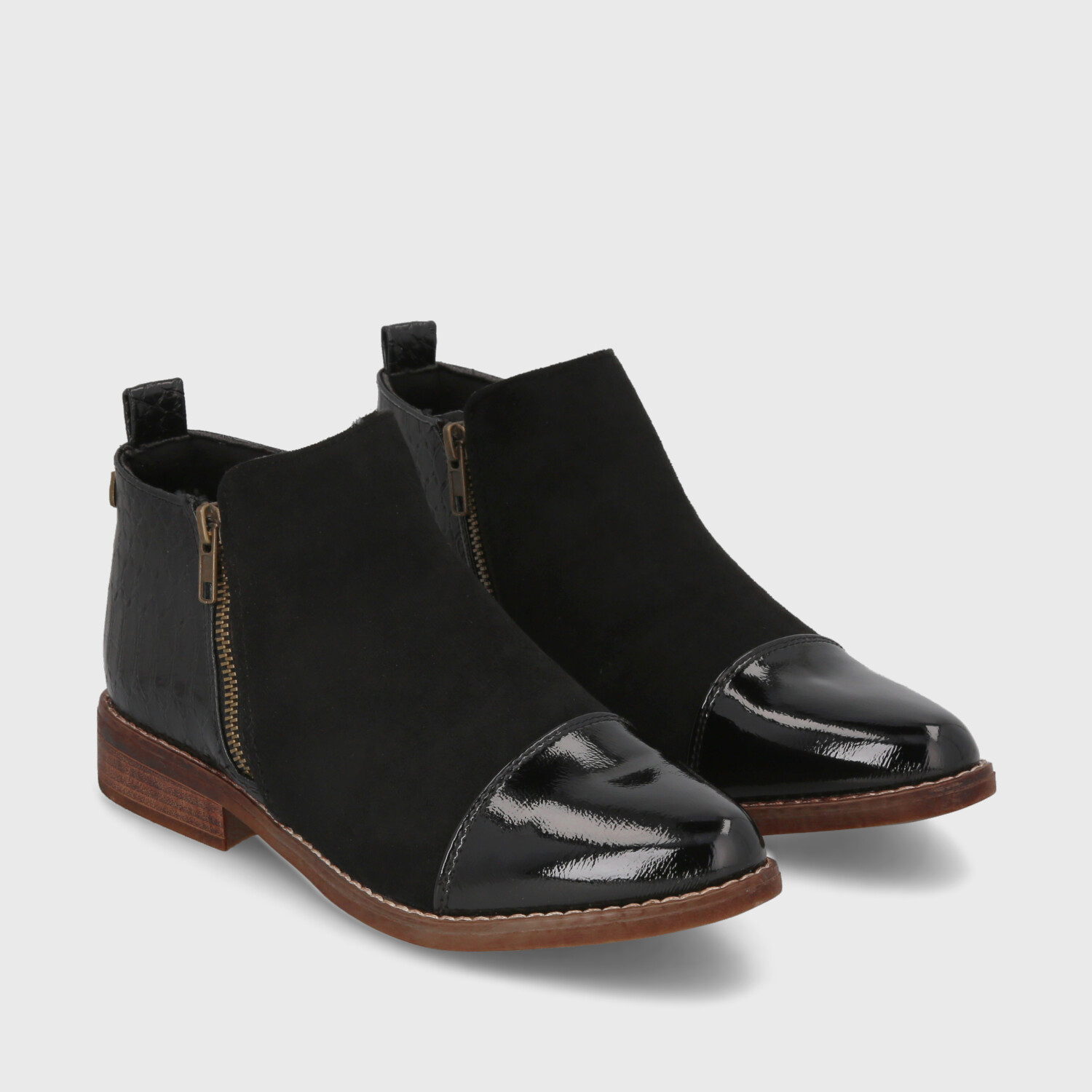 BOTIN NEGRO MUJER C7338 - 3