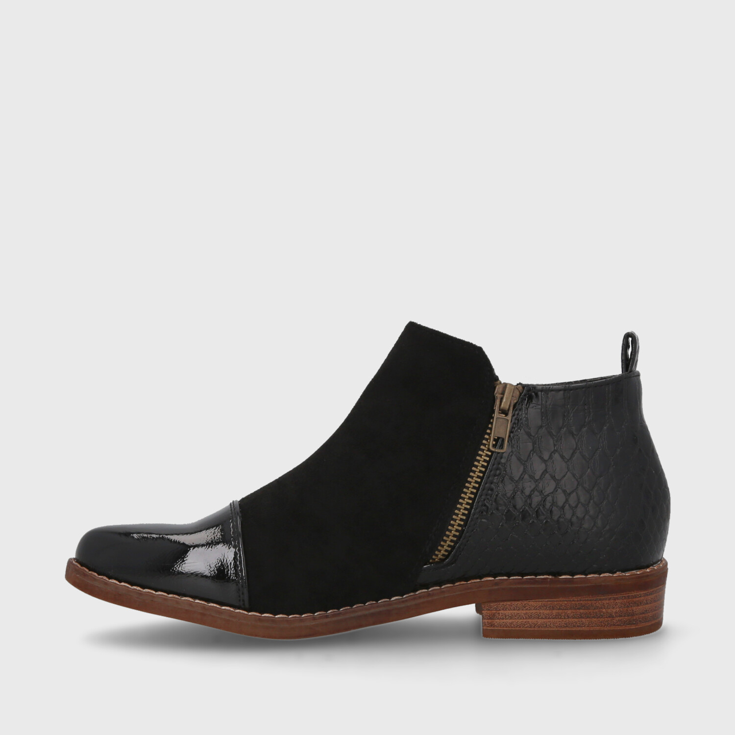 BOTIN NEGRO MUJER C7338 - 4