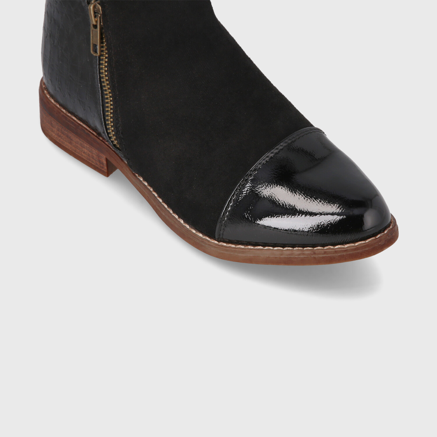 BOTIN NEGRO MUJER C7338 - 6