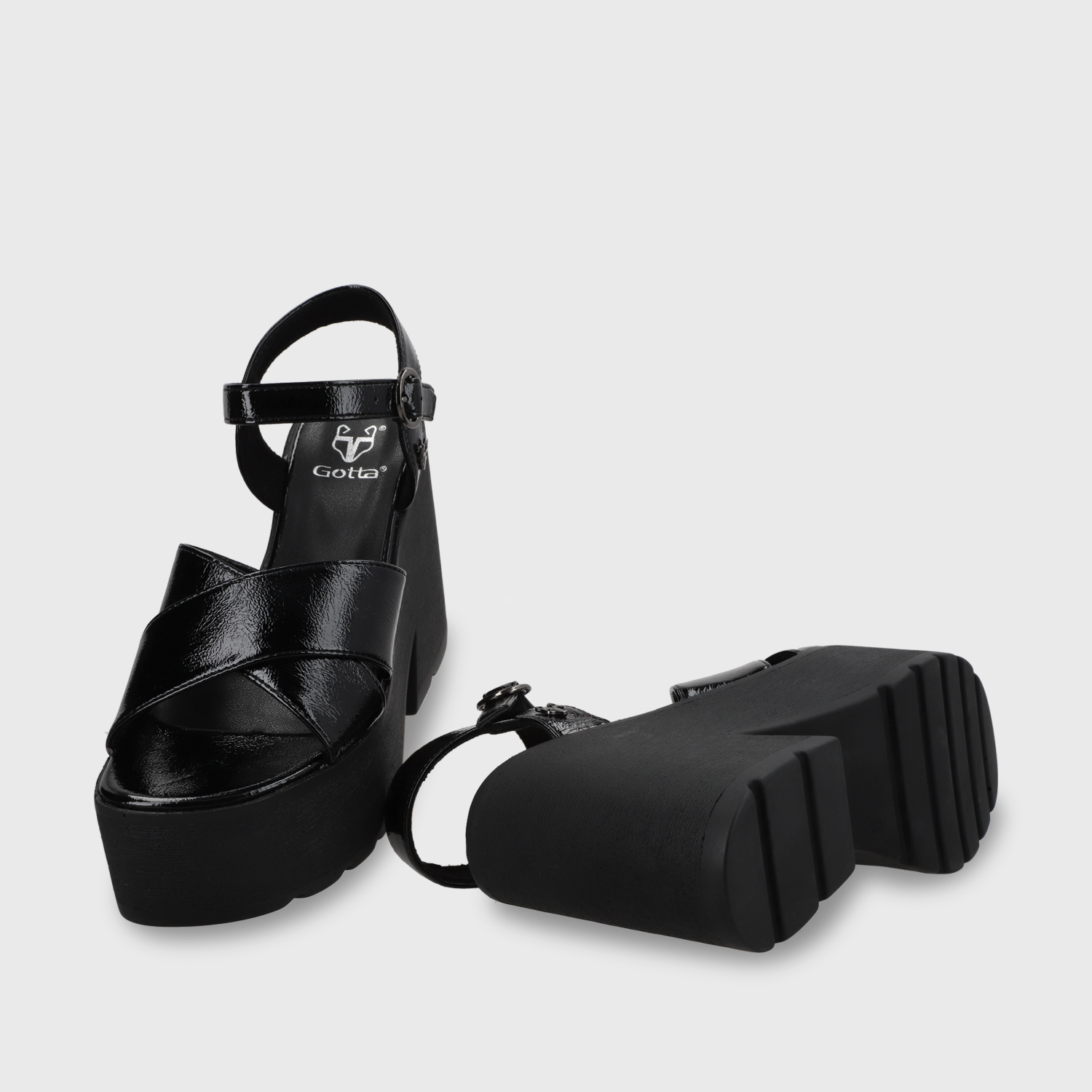 SANDALIAS MUJER GOTTA NEGRO 15692 - 7
