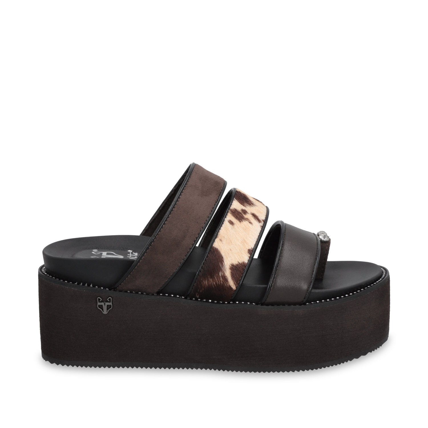 SANDALIA PLATAFORMA CAFE  MUJER 15662 - 1