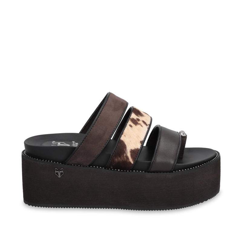 SANDALIA PLATAFORMA CAFE MUJER 15662 - 1