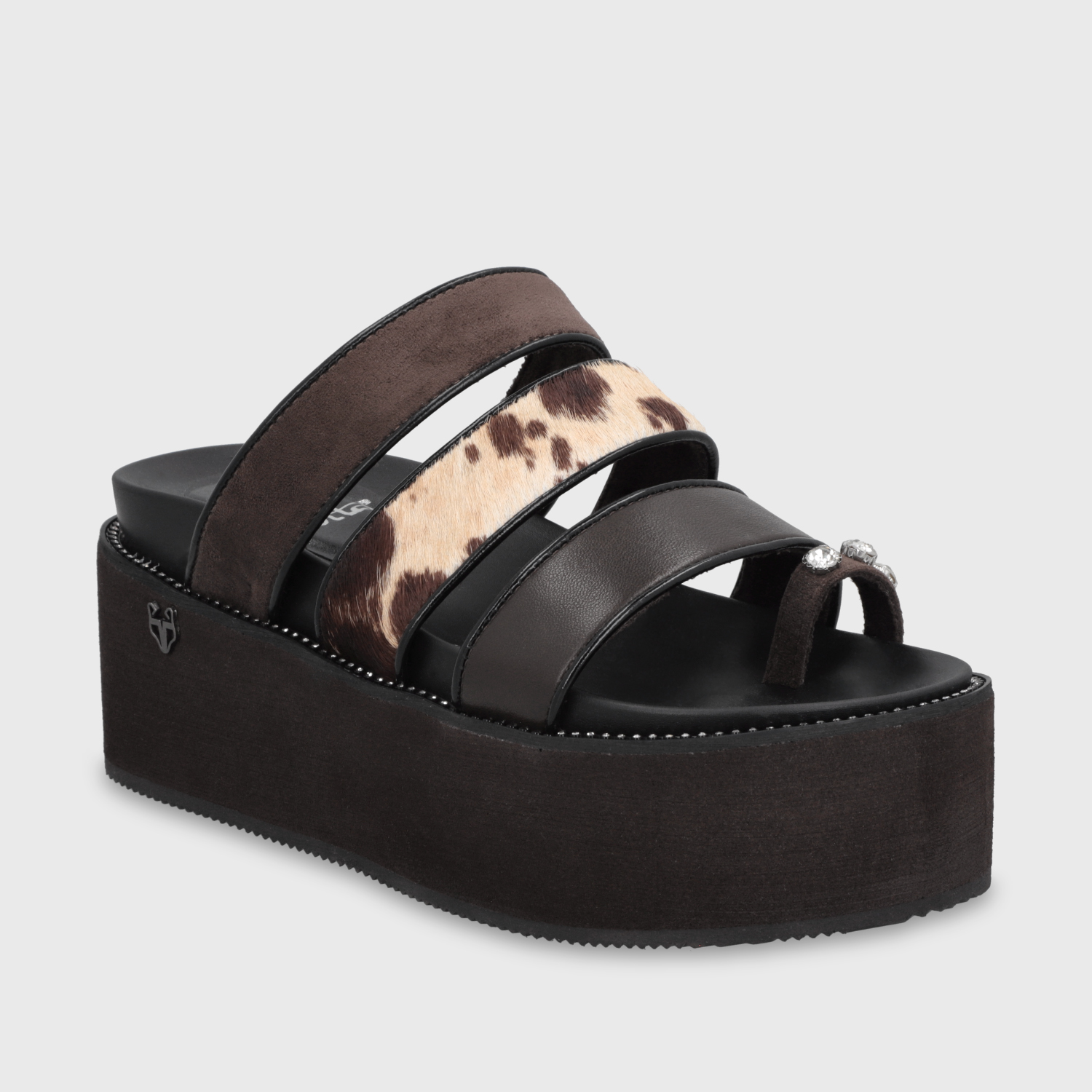 SANDALIA PLATAFORMA CAFE  MUJER 15662 - 2