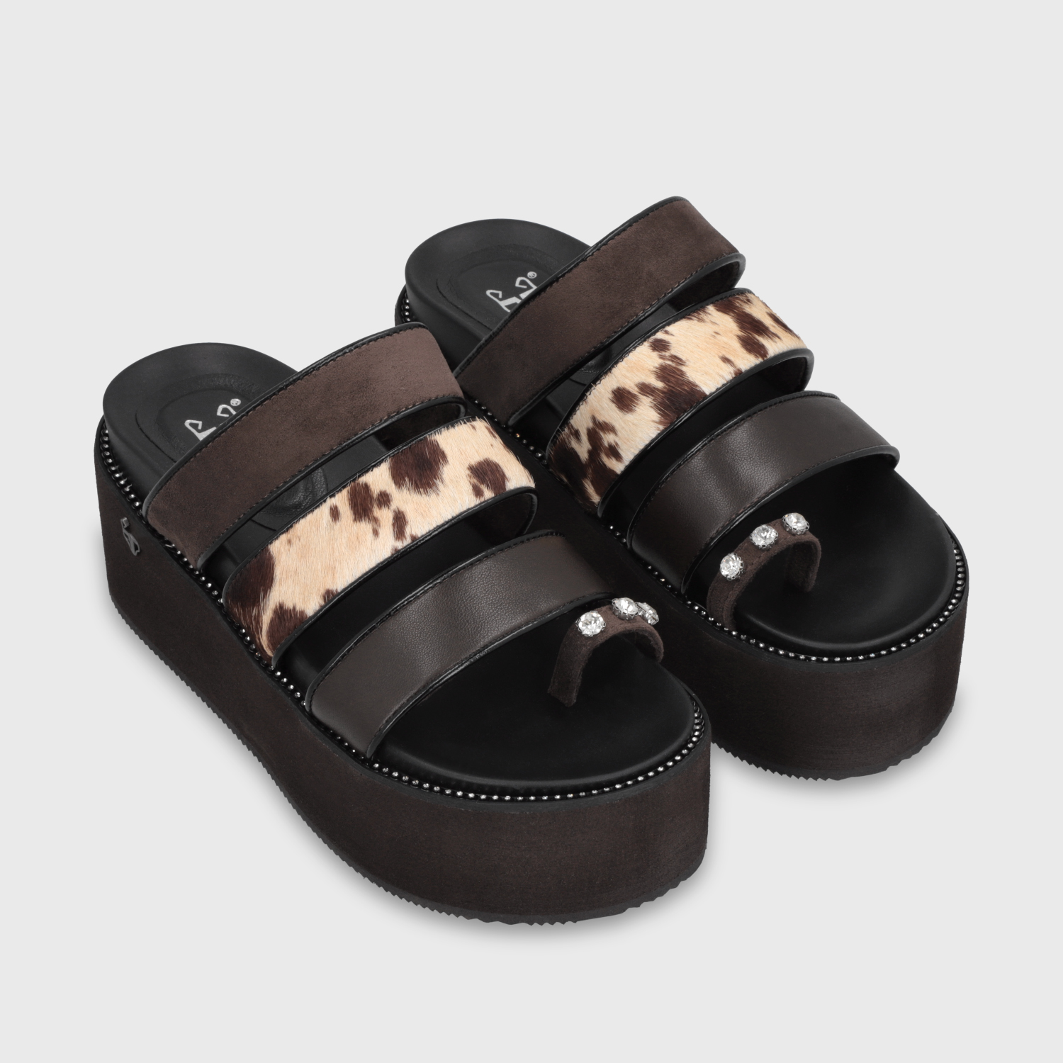 SANDALIA PLATAFORMA CAFE  MUJER 15662 - 3