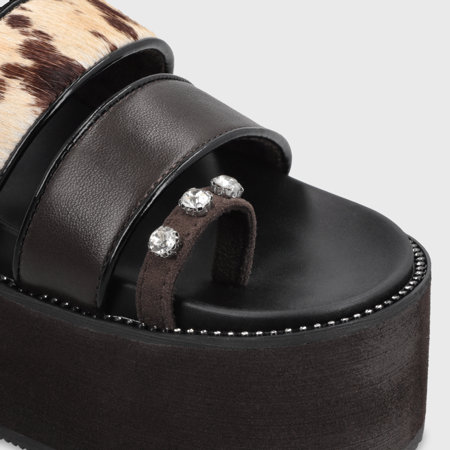 SANDALIA PLATAFORMA CAFE  MUJER 15662 - 6