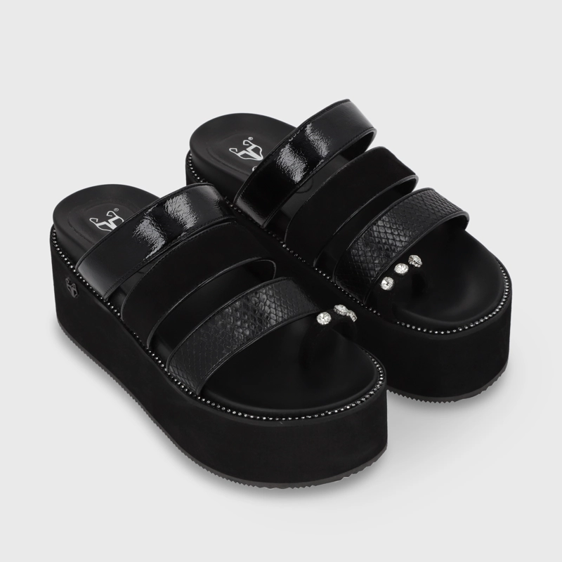 SANDALIAS MUJER GOTTA NEGRO 15662 - 3