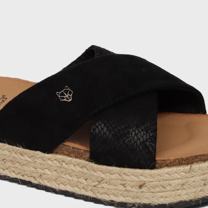 SANDALIAS MUJER GOTTA PLATEADO C6161 - 6