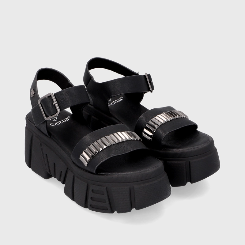 SANDALIAS MUJER GOTTA DORADO C6161 - 3