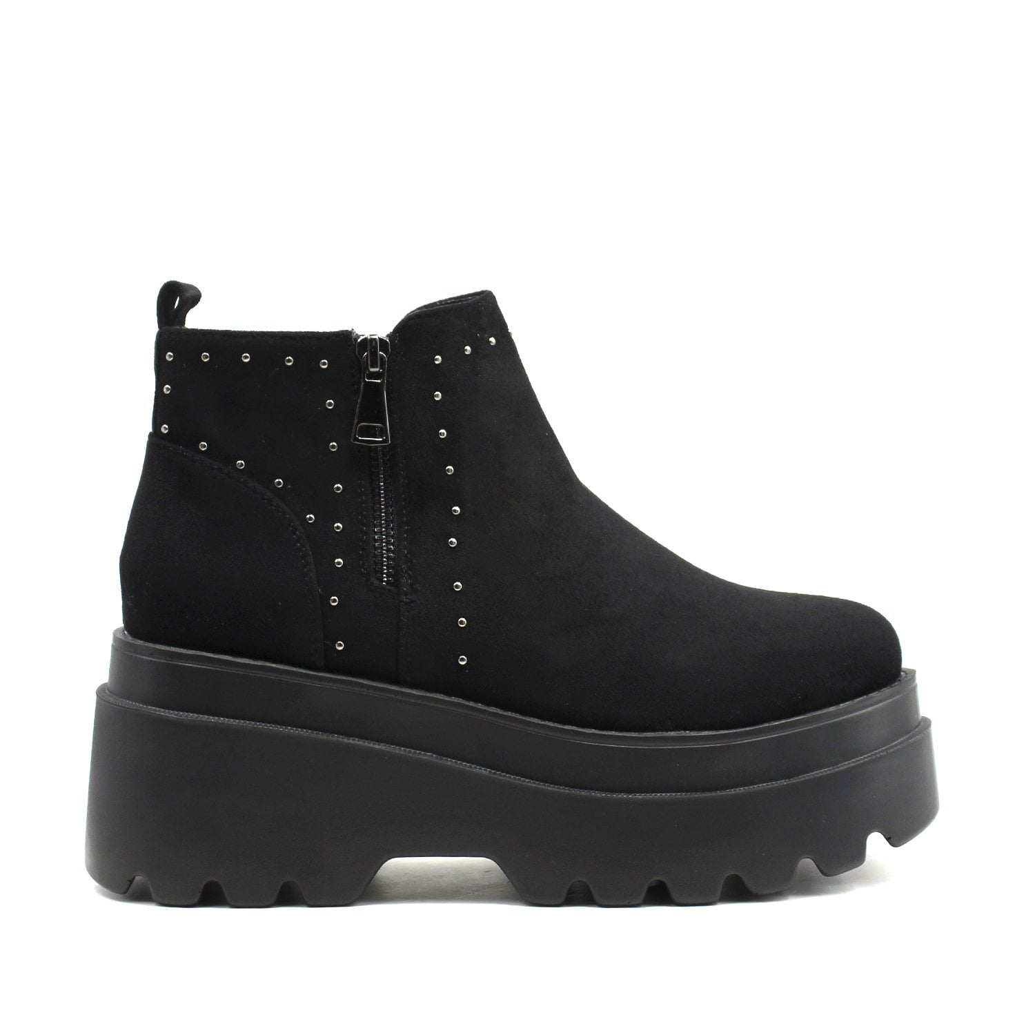 BOTÍN MUJER NEGRO 13523 CASUAL - 1