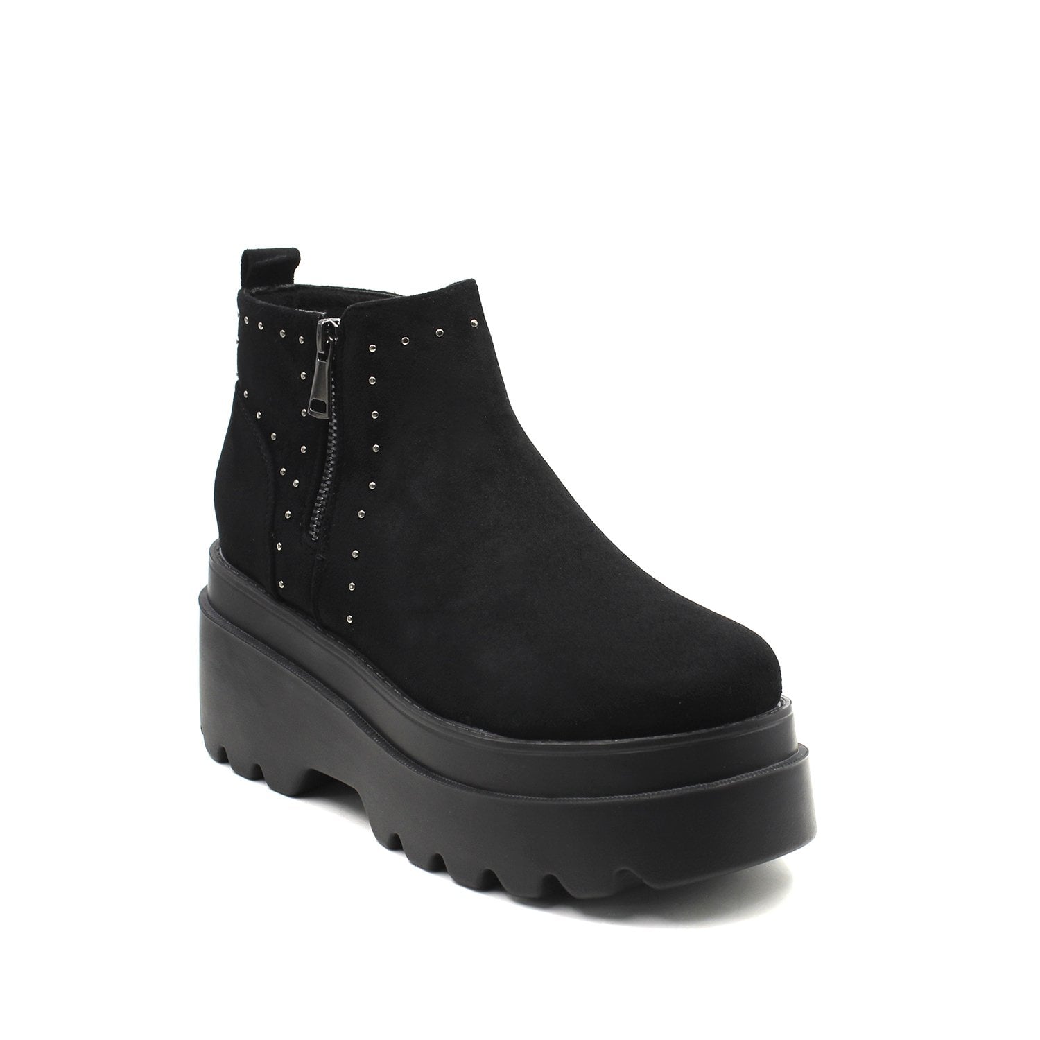 BOTÍN MUJER NEGRO 13523 CASUAL - 2