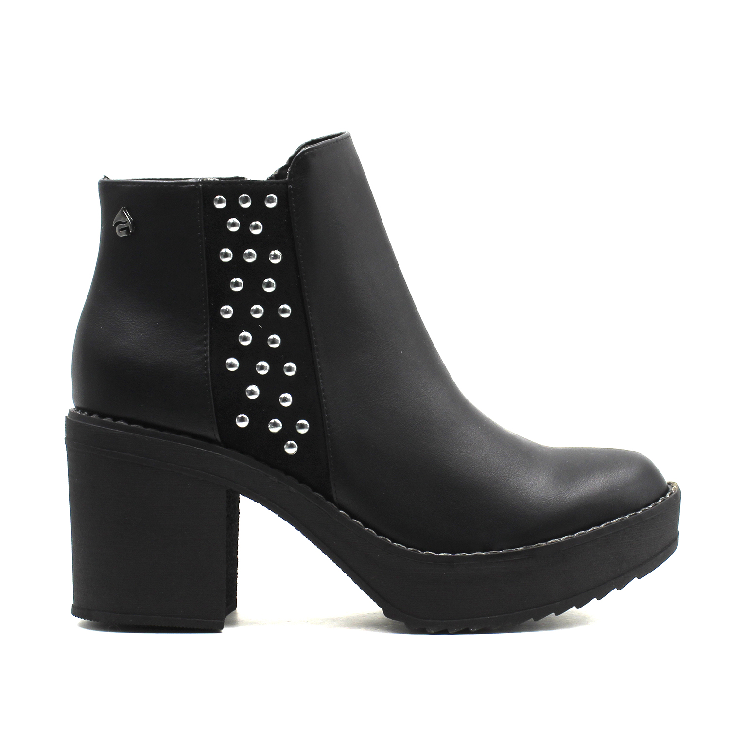 BOTÍN MUJER NEGRO 13500 CASUAL - 1