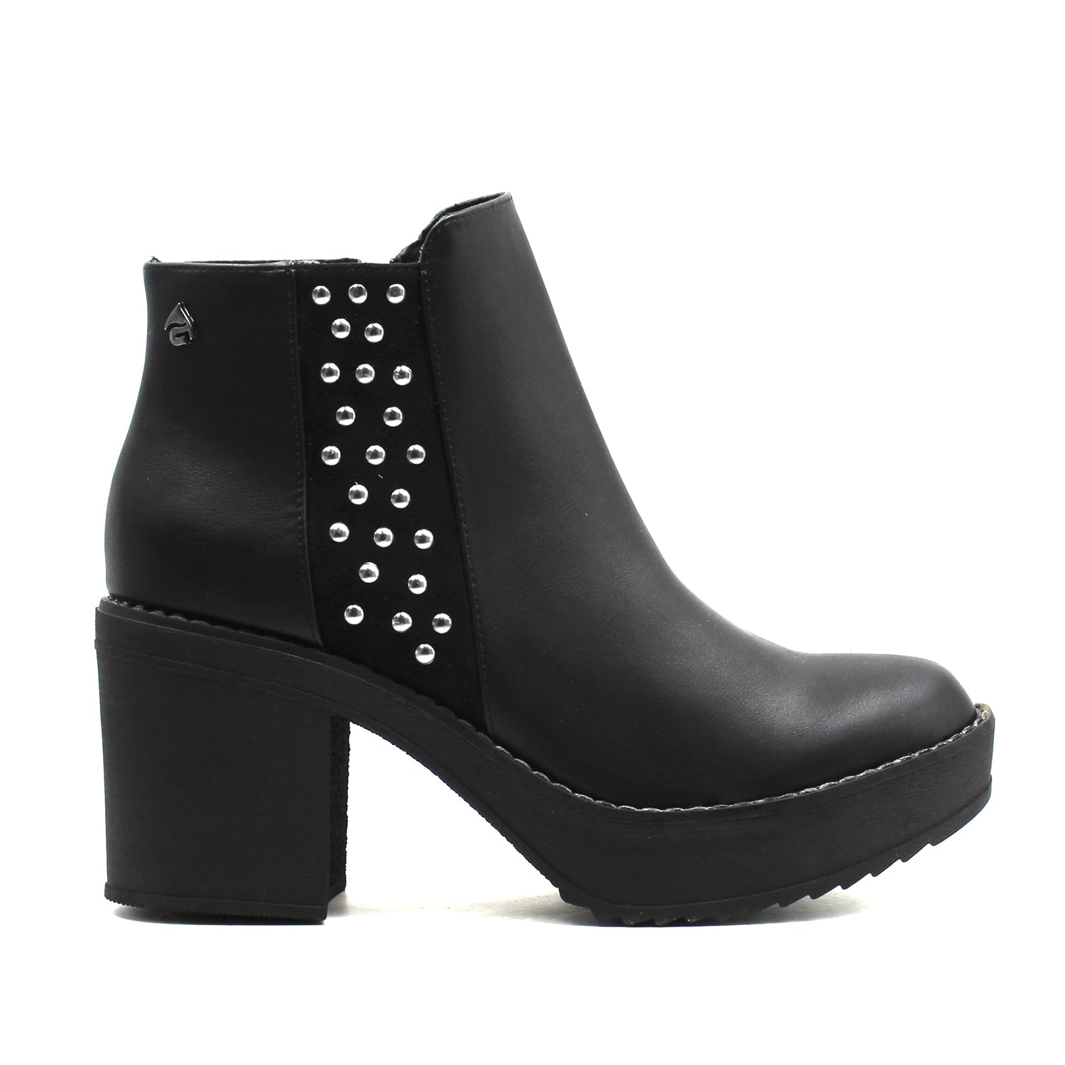 BOTÍN MUJER NEGRO 13500 CASUAL - 1