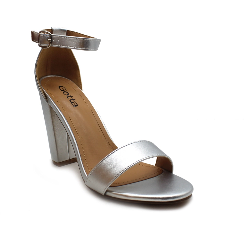 SANDALIAS MUJER GOTTA PLATEADO 86123 - 2