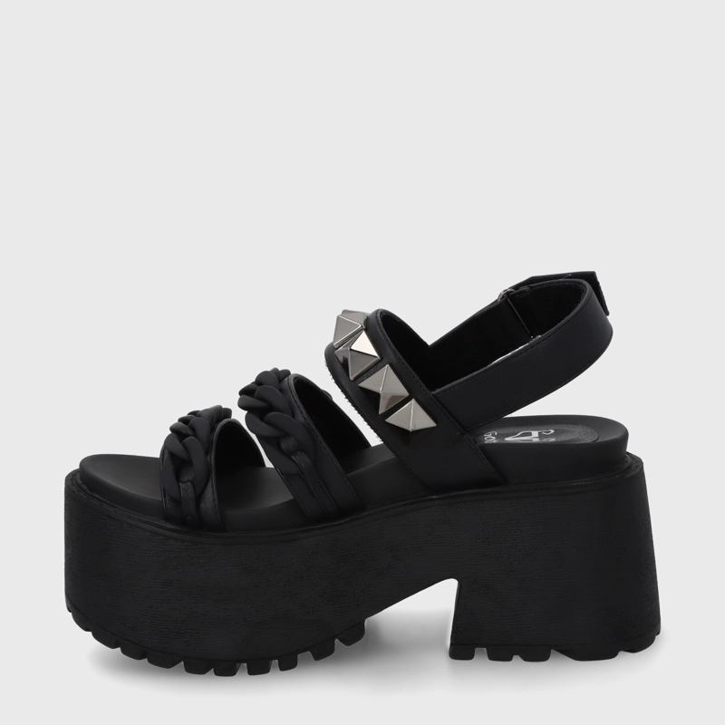 SANDALIAS MUJER GOTTA NEGRO PLATAFORMA 15675 - 4
