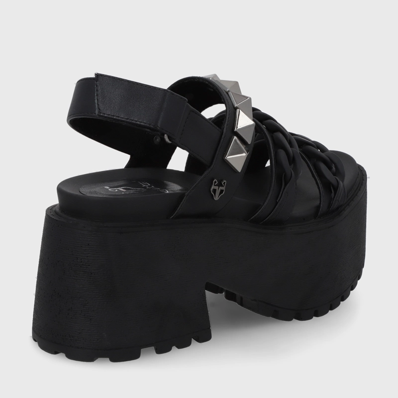 SANDALIAS MUJER GOTTA NEGRO PLATAFORMA 15675 - 5