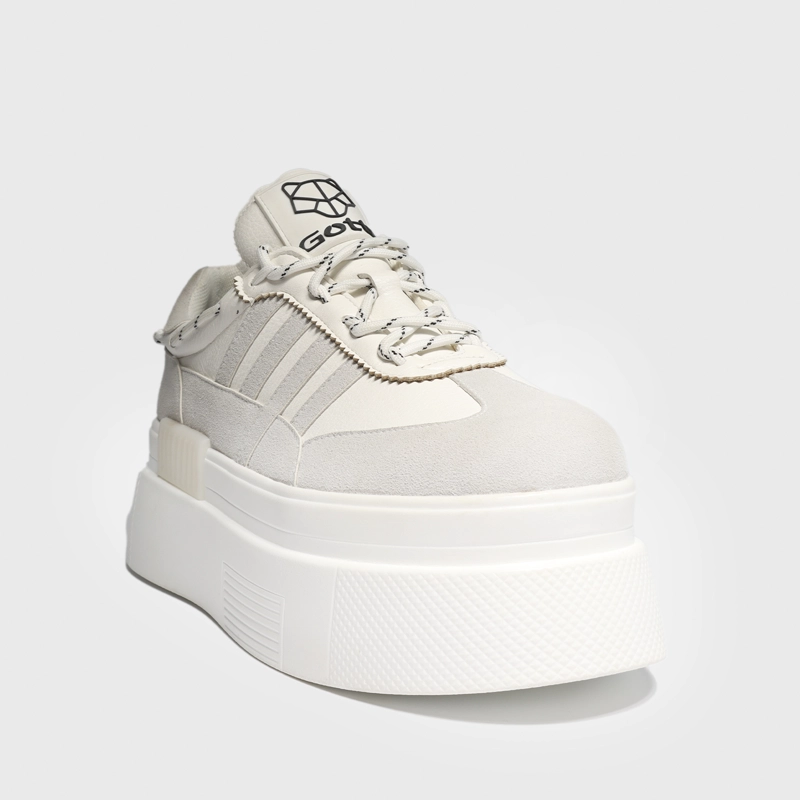 ZAPATILLA PLATAFORMA BLANCA MUJER 13412 - 2